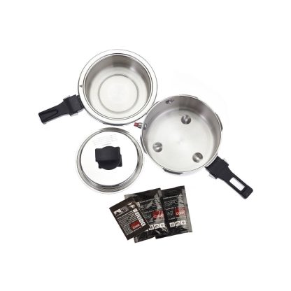 BAROCOOK - BC-009 - 1400ml (Pressure Pot - With Lid) Flameless PRESSURE Cooking System - assembled with all accessories